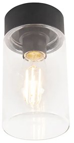 Nowoczesna lampa sufitowa czarna 22,6 cm IP44 - Jarra