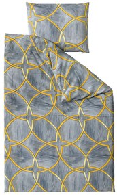 PrzytulneMieszkanie.pl PrzytulneMieszkanie.pl Pościel z mikrofibry RYNETH szara Rozmiar pościeli: 70 x 80 cm | 140 x 200 cm