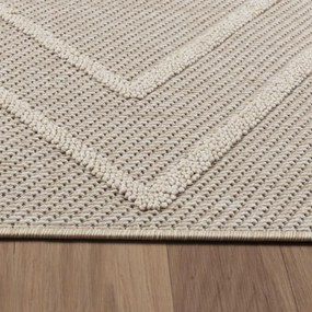 Dywan zewnętrzny sznurkowy Patara Aztecki beżowy 200 cm x 290 cm