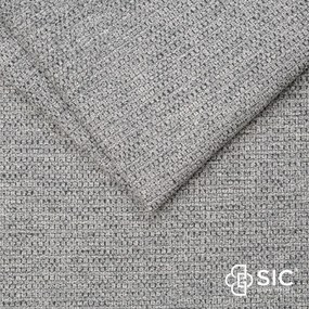 Jasnoszare tapicerowane łóżko dwuosobowe 180x200 cm Smart – Meise Möbel