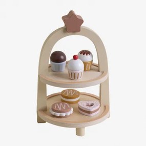 Stojak Na Słodycze Z Drewna Vanili Kids Kolory Naturalne - Sklum