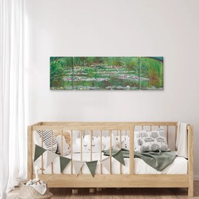 Obraz - Claude Monet, The Japanese Footbridge, reprodukcje (170x50 cm)