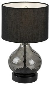 Rabalux 74034 dekoracyjna lampa stołowa Pirelo, E14, 1x maks. 25 W, czarny