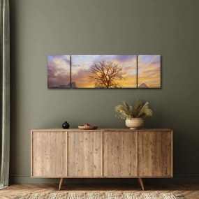 Obraz - Pejzaż ze słonecznikami (170x50 cm)