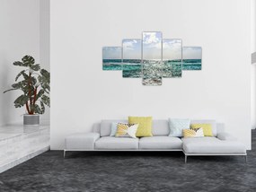Obraz powierzchni morza (125x70 cm)