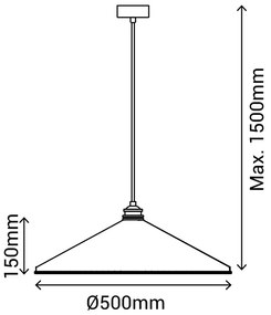 Zielona lampa wisząca SULION Elena, wys. 150 cm