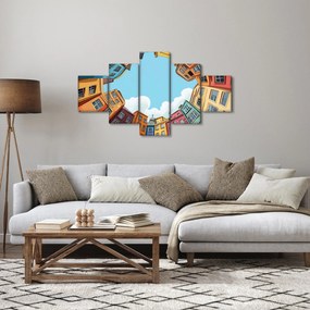 Obraz - Między domami (125x70 cm)