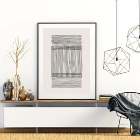Plakat - Abstrakcja linii (A4)