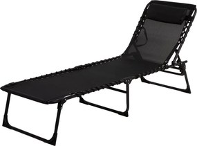 Łóżko ogrodowe Toluca czarne PATIO