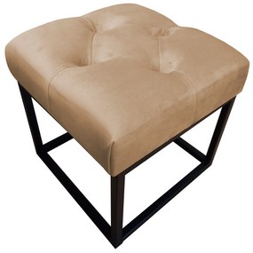 Pufa CHESTERFIELD LOFT ławka podnóżek metal MG06