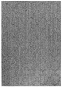 Dywan zewnętrzny sznurkowy Patara Koniczyna szary 240 cm x 340 cm