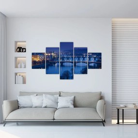 Obraz praskich mostów (125x70 cm)