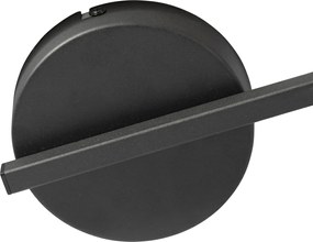 Reflektor sufitowy czarny GU10 50mm 3-punktowy okrągły z podświetleniem - Back Up