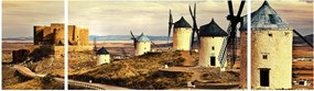 Obraz - Wiatraki (170x50 cm)