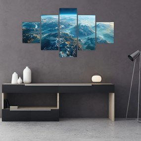 Obraz - Widok z kosmosu (125x70 cm)