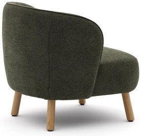 Zielony fotel z tkaniny szenilowej Ulit – Kave Home