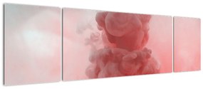 Obraz czerwonego dymu (170x50 cm)