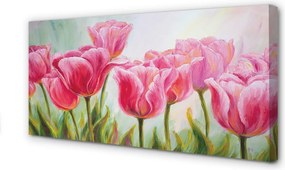 Obraz canvas na ścianę Obraz Tulipanów