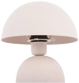 Kremowa lampa stołowa (wys. 29 cm) Boaz – Leitmotiv