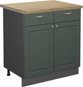 Szafka dolna do kuchni green gold country 80x60x82 fame-line