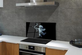 Szklany Panel Anioł Amor z Łukiem