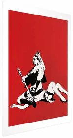 Plakat Banksy: Queen Victoria 29,7x42 cm bez ramy z marginesem ARTGEIST B
