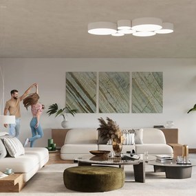 Biała lampa wisząca ø 35 cm Atis – Nice Lamps