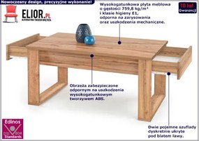 Prostokątna Ława Z Szufladami S2-C34