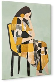 Obraz z ręcznie malowanymi elementami 70x100 cm Penelope – Styler