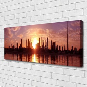 Zdjęcie na płótnie Panorama Nocnego Miasta