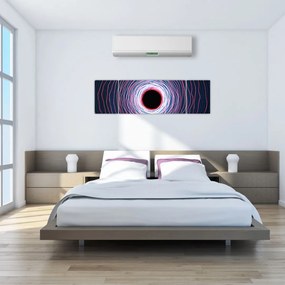 Obraz abstrakcji koła (170x50 cm)