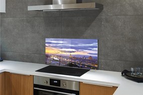 Panel Szklany Zachód Słońca nad Rzeką we Włoszech