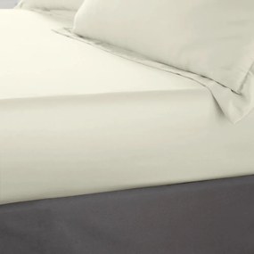 Beżowe satynowe prześcieradło z gumką 135x190 cm Silky Soft – Catherine Lansfield