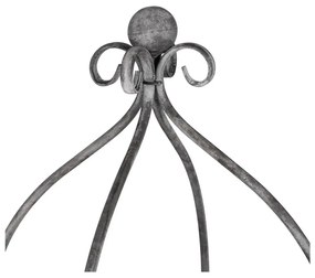 Szary metalowy regał 45x144x45 cm Mireille – Ixia