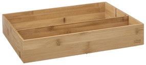 Organizer na sztućce BAMBOO, 3 przegrody