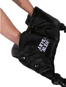 New Baby Polar rękawica na wózek, czarny - szary