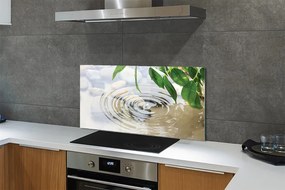 Szklany Panel Krystaliczny Plusk Wody