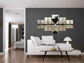 Obraz klepsydry (125x70 cm)