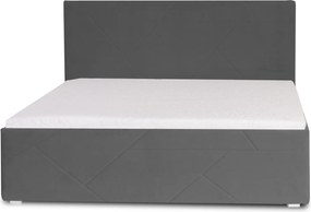 Łóżko TONY 160x200 cm Zielony oliwkowy Bez materaca