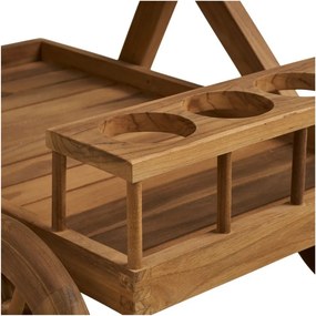 Barek na kółkach z litego drewna 50x86 cm Pasaku – House Nordic