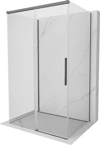 Mexen Rox-3S kabina prysznicowa 3-ścienna rozsuwana 90 x 100 cm, transparent, gun metal - 8C2-090-100-95-00-3S