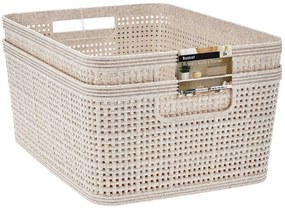Plastikowe koszyki do organizacji, 24,5 x 19 x 10 cm, 2 szt.