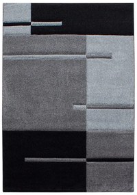 Dywan nowoczesny Hawaii 3D szaro-czarny 120 cm x 170 cm