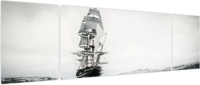 Obraz - Statek płynący po oceanie (170x50 cm)