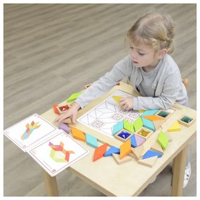 Masterkidz układanka mozaika nauka kolorów i kształtów tangram montessori