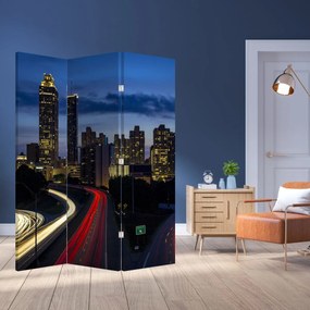 Parawan - Miasto nocą (126x170 cm)