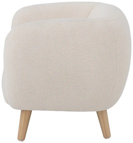 Biały fotel dziecięcy Cade – Bloomingville Mini
