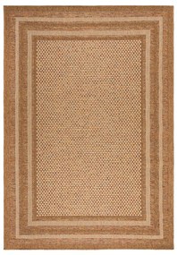 Dywan odpowiedni na zewnątrz w naturalnym kolorze 120x170 cm Layla Border – Flair Rugs