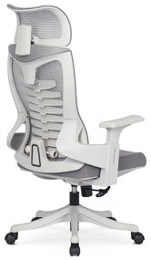 Fotel Biurowy Ergonomiczny Obrotowy CARET 2 Wentylowany Szary Nowoczesny