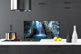 Szkło do Kuchni na Ścianę Kaskada Czystej Wody